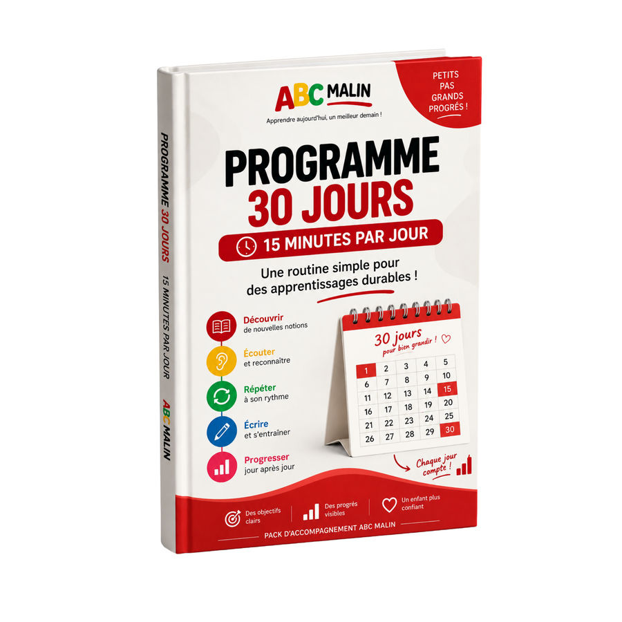 Programme 30 jours — 15 min/jour